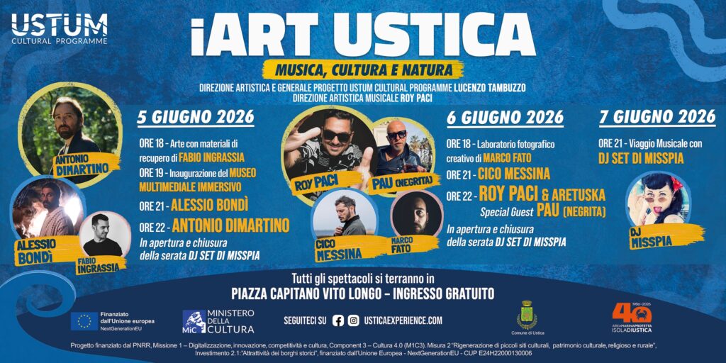 La seconda edizione di iART Ustica sta arrivando